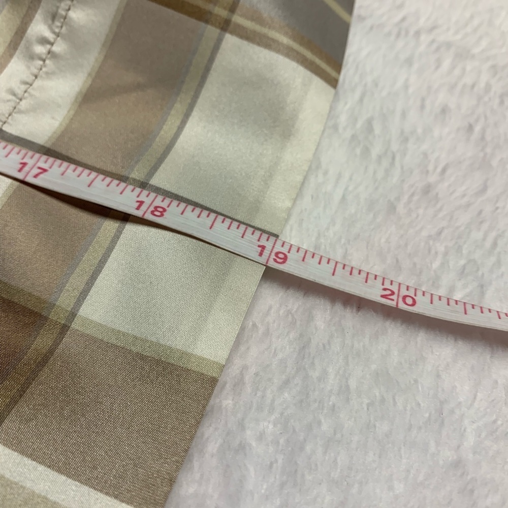 The Limited paper bag style waist tan plaid skirt size 6 - Picture 5 of 7